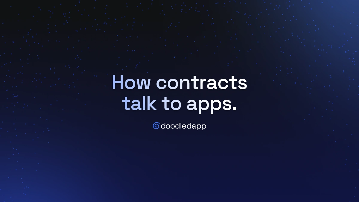 Smart contract events explained for non-developers