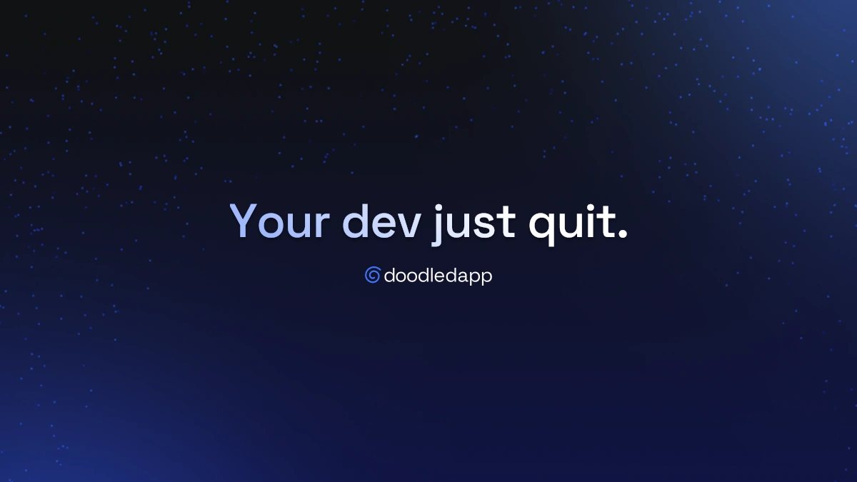 What happens when your Solidity developer quits