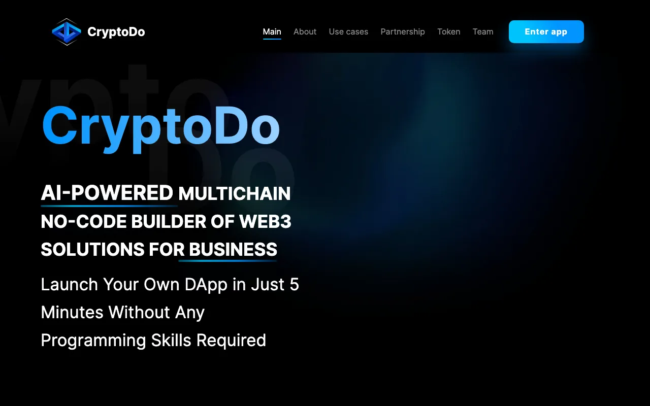 CryptoDo homepage