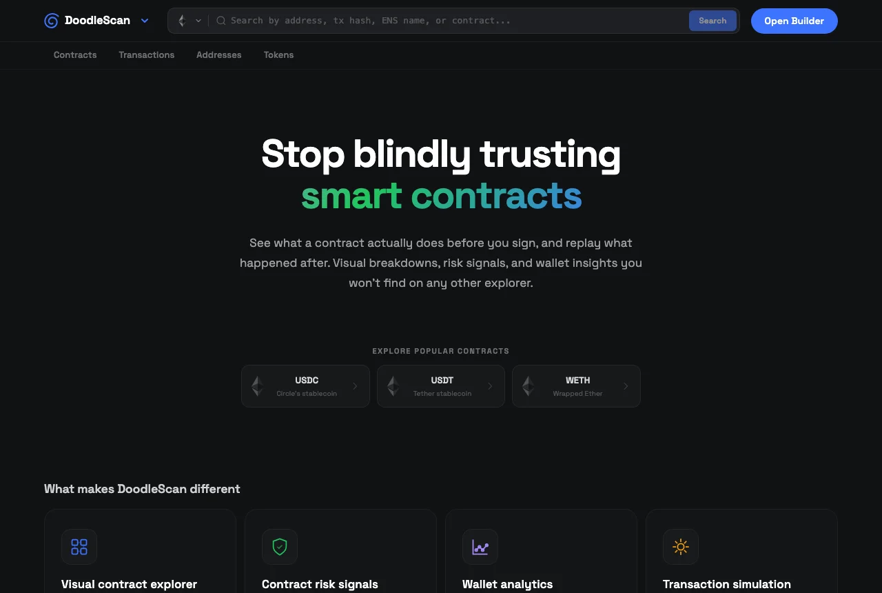 Doodlescan landing page