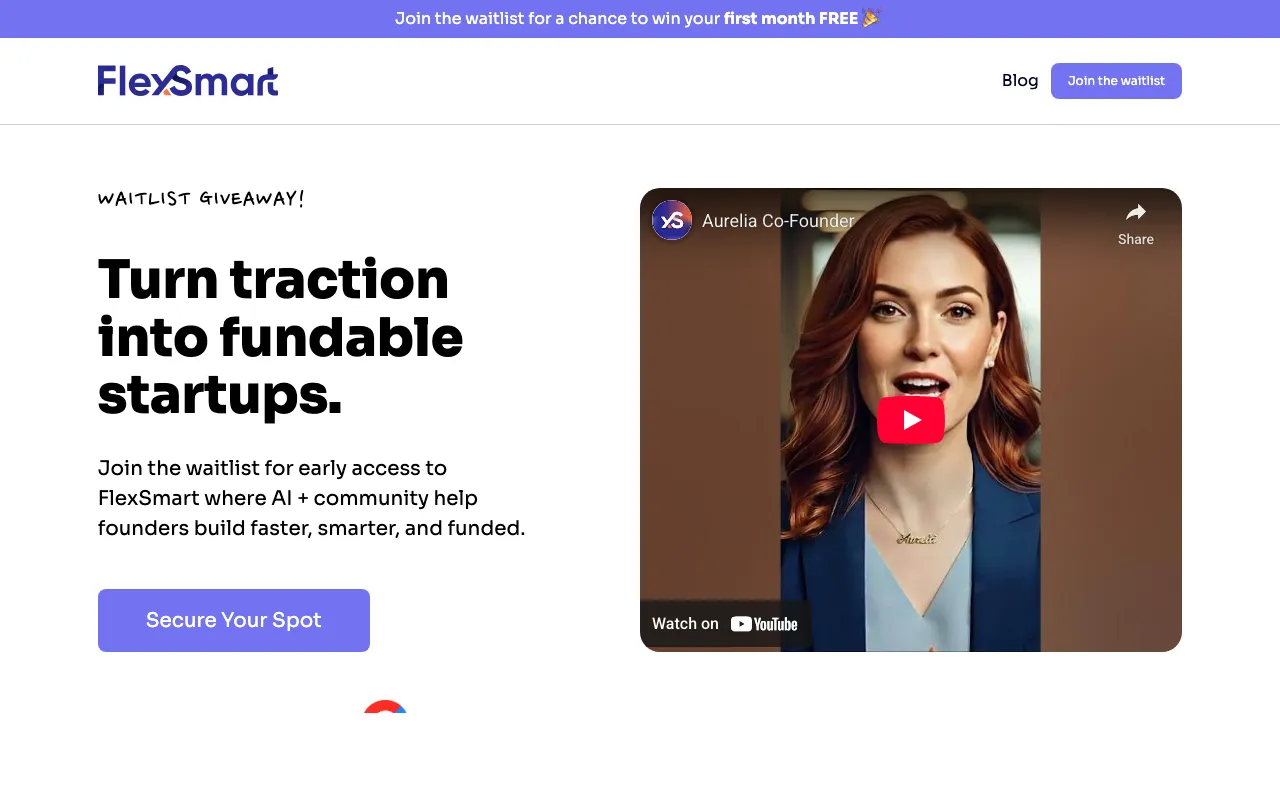 FlexSmart homepage