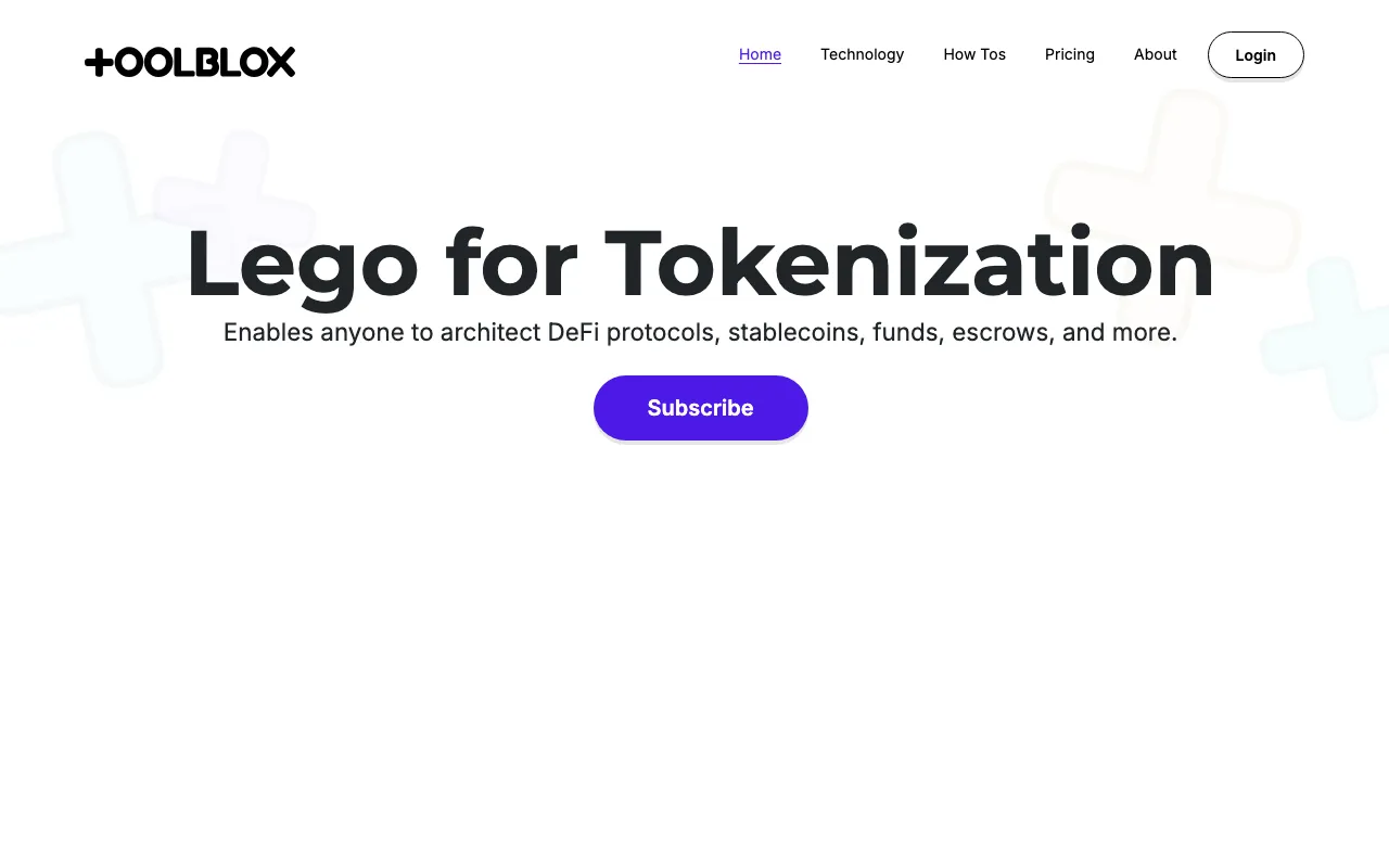 Toolblox homepage