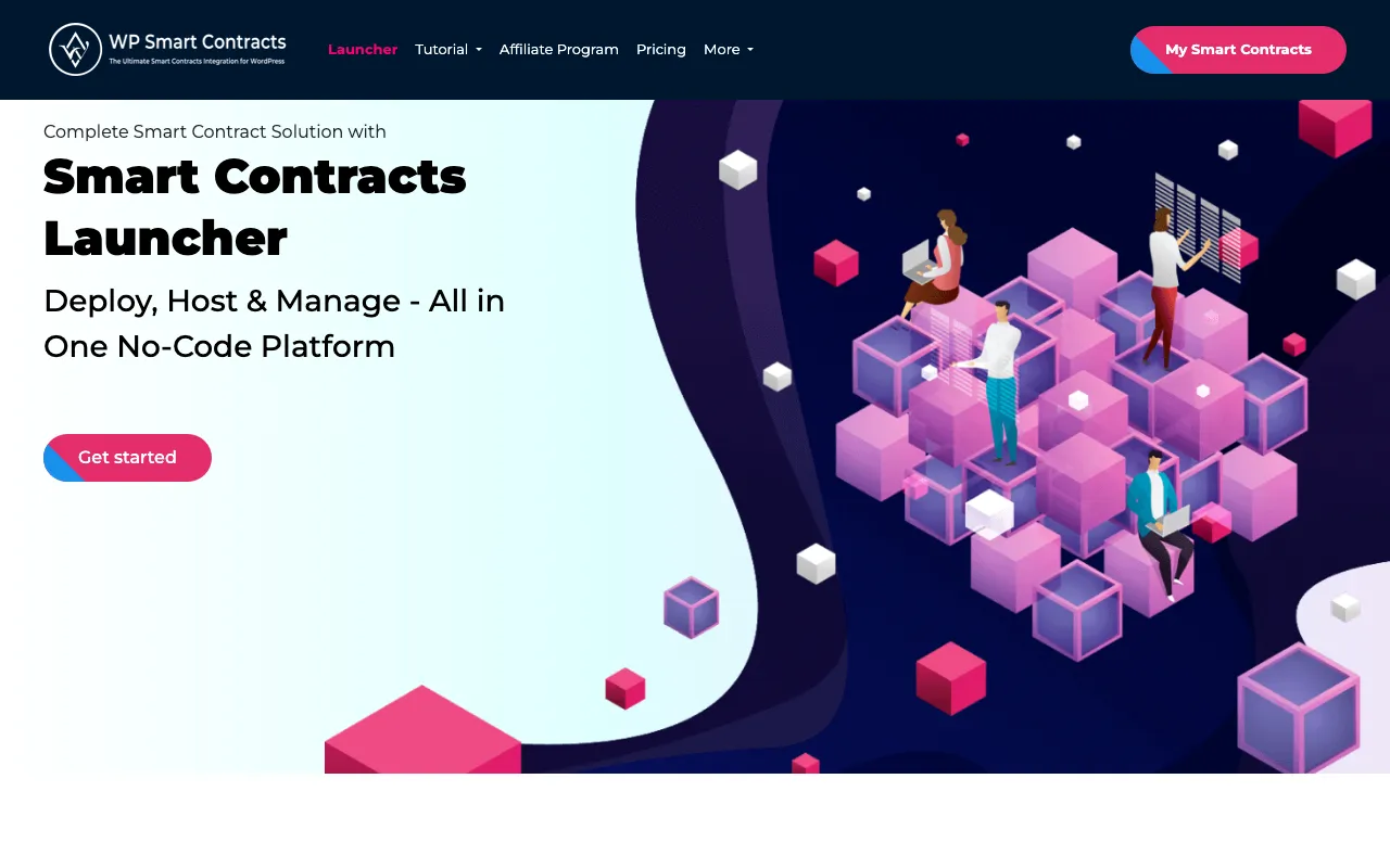 WP Smart Contracts homepage